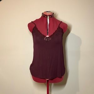 Deep purple tank top